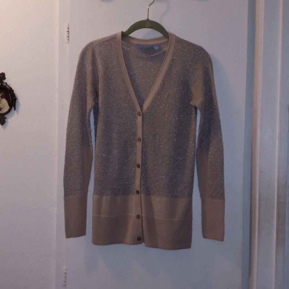 "SIMPLY VERA WANG" BLUSH SWEATER SMALL